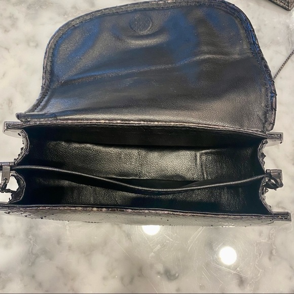 Maison Du Posh Studded Python Clutch - Picture 7 of 16